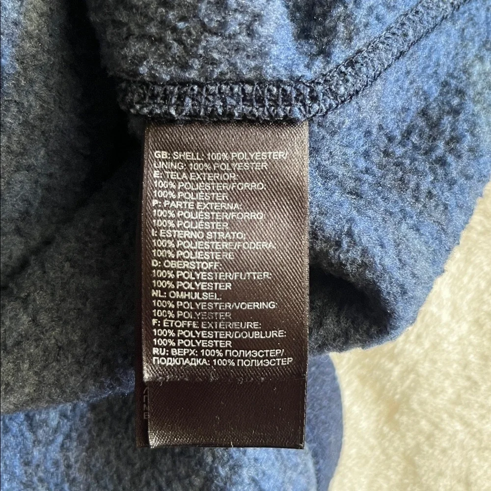 The North Face Navy Geometric Fleece